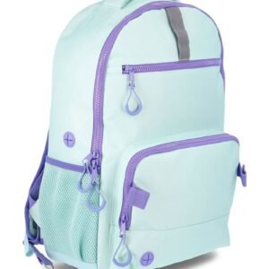 Wonder Nation Girls Sensory 17" Backpack with Lunch, Dazzling Rainbow
